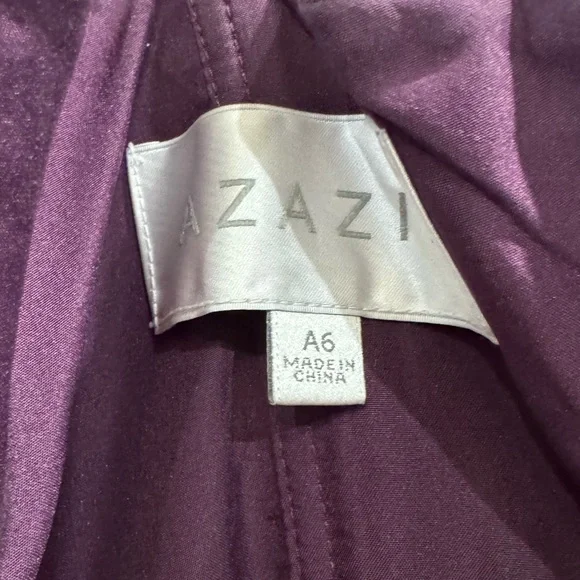 Azazie Leighton Grape A6 Size - Picture 5 of 5